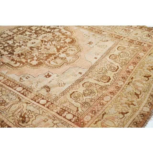 1950s Vintage Turkish Rug 4'6'' X 6'5'' For Sale - Image 5 of 12