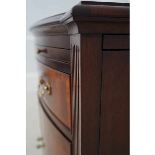Henkel Harris Mahogany Bow Front Server For Sale - Image 16 of 18