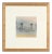 650 Chris Cacciotti "Chimneys at Dusk" Abstract Landscape 1991 For Sale