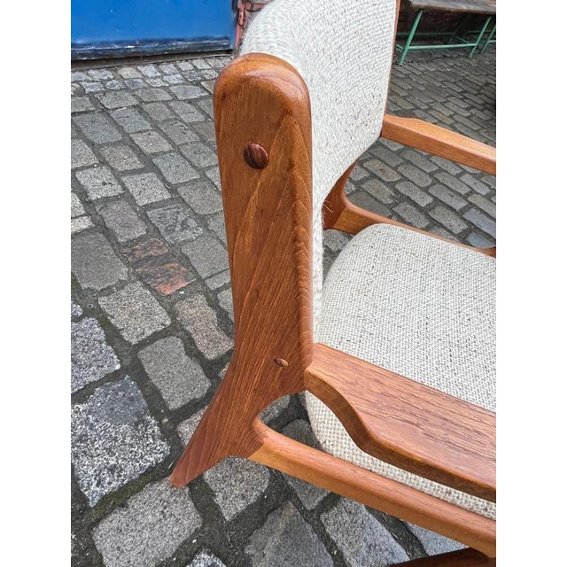 Armchair in Teak and Wool by Erik Buch for Nova Møbler For Sale - Image 9 of 11