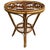Vintage French Rattan Side Table, 1950s For Sale - Image 11 of 18