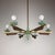 Mid-Century Chandelier with Teak and Murano Glass from Stilnovo, Italy, 1950s For Sale - Image 18 of 18