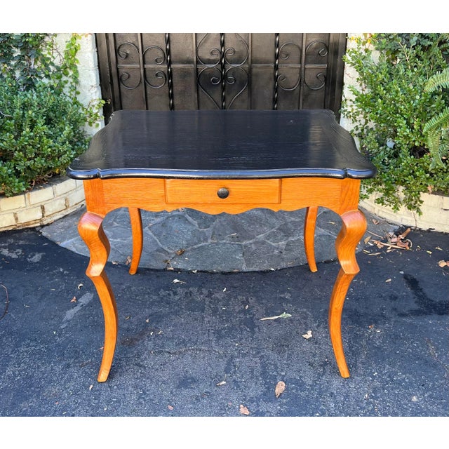 Biedermeier 1 of 2 Biedermeier Style Charles Pollock for William Switzer Side Table For Sale - Image 3 of 6