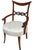 Antique Regency Style Mahogany & Ebony Arm Chairs For Sale