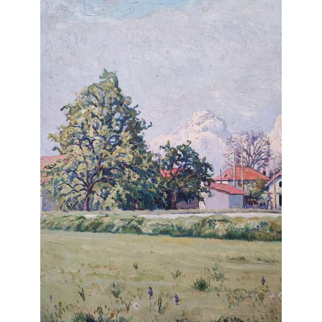 Emile Patru, Saint Didier, Oil on Canvas, Framed For Sale - Image 5 of 14