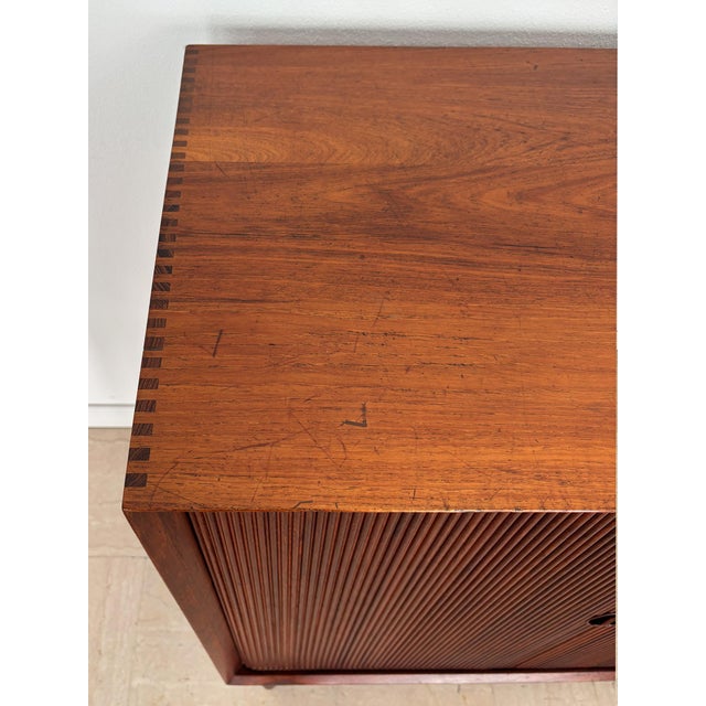 Brown Mid-Century Modern Scandinavian Sideboard in Teak by Peter Hvidt & Orla Molgaard Nielsen for Søborg Møbelfabrik, 1960s For Sale - Image 8 of 13