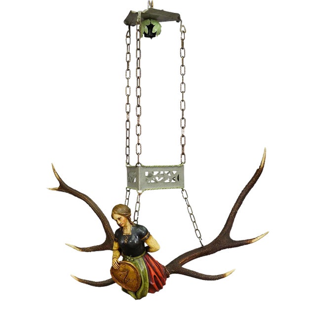 Antique Lusterweibchen of a Victorian Lady Ca. 1920 For Sale