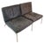 Stainless Steel & Black Leather 2-Seater Sofa by Mann for Norr11, 2000s For Sale - Image 16 of 16