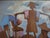 Harry Gottlieb (1895–1992) Mid-Century Social Realist Gouache Painting, "Migrant Workers" For Sale - Image 4 of 7