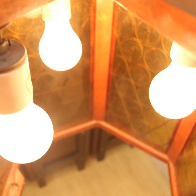 1970s Extra Large Mid-Century Modern Lantern Pendant Light For Sale - Image 9 of 10