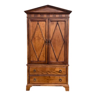 Nichols & Stone Cherry Williamsburg Collection Armoire For Sale