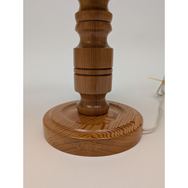 1980s 1980s Swedish Pine Wood Table Lamps, Sweden For Sale - Image 5 of 5