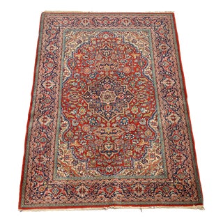 Middle Eastern Tappeto Keshan Rug For Sale