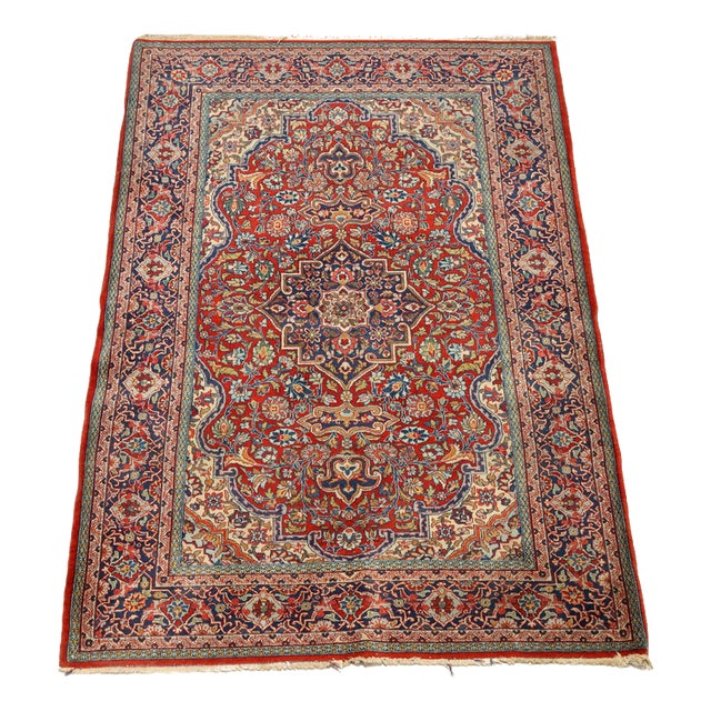 Middle Eastern Tappeto Keshan Rug For Sale