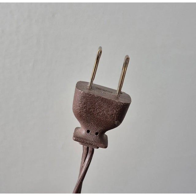 1980s Heyward House Pastel Teal & Pink Tobacco Leaf Ceramic Table Lamp W/ Foo Dog Handles Chinoiserie Hollywood Regency Palm Beach For Sale - Image 12 of 14