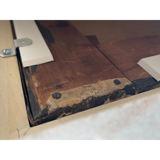 Black Early 19th Century American Federal Gentleman Portrait Oil Painting, Framed For Sale - Image 8 of 8