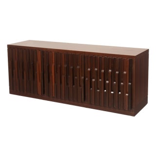 Gaetano Scultura 99 Padouk Wood Sideboard by Luciano Frigerio for Frigerio di Desio For Sale