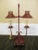 Regency Style Red Toleware Decorative Desk or Table Lamp For Sale - Image 13 of 13