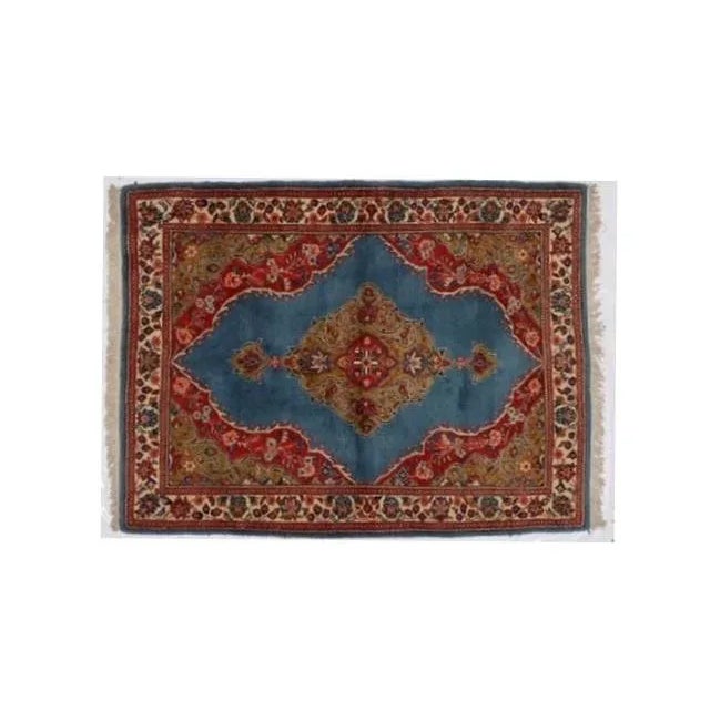 Textile 1970s Vintage Persian Sarouk Rug For Sale - Image 7 of 7