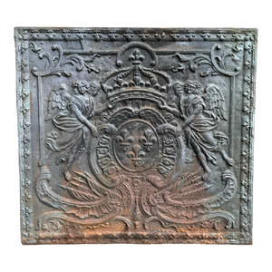 French Chimney Fireback, 1850s