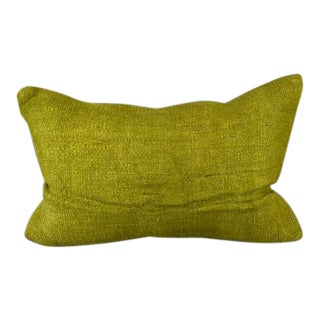 16 x 24 Hemp Pillow Turkish Cushion Natural Green Pillow Cushion Cover For Sale