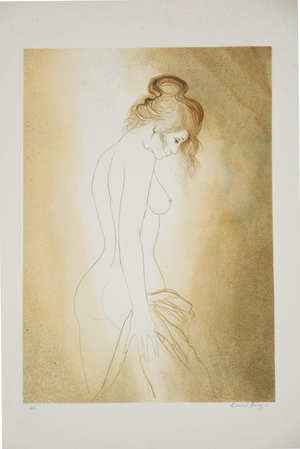 Bernard Charoy, Nude of Virginie, Lithograph