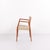 1960s Model 65 Armchair in Rosewood with Light Elegance Leather by N.O. Møller for J.L. Møllers, 1960s, Set of 4 For Sale - Image 5 of 14