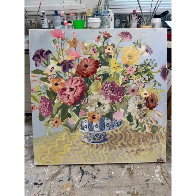 Floral Bouquet Painting For Sale - Image 4 of 13