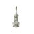 Ceramic Vintage Off White Porcelain Crane on Dragon Turtle Fengshui Figure For Sale - Image 7 of 11