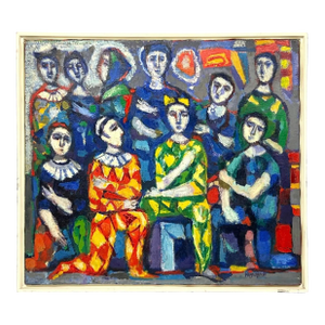 Gerald Negelspach Harlequin Painting