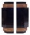Neo Deco Stone Inlay and Shagreen Effect Leather Bookends - a Pair For Sale