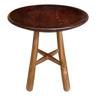 Andrianna Shamaris Mid Century Couture Side Table For Sale