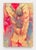 Reach by Marc Scheff | Oil and Acrylic Painting of a figure with an open chest and hand on heart For Sale