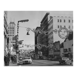 1963 Hollywood Boulevard at Christmas Photograph by Don Ware