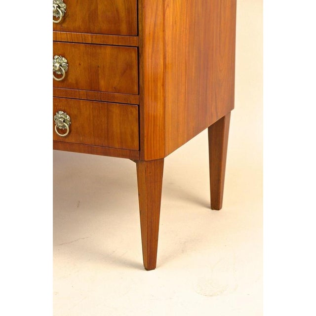 Brown Austrian Biedermeier Cherrywood Chest of Drawers, 1830s For Sale - Image 8 of 15