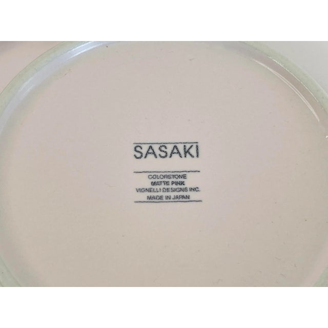 Ceramic Vintage Sasaki Stoneware Completer Set by Massimo Vignelli- 4 Pieces For Sale - Image 7 of 11