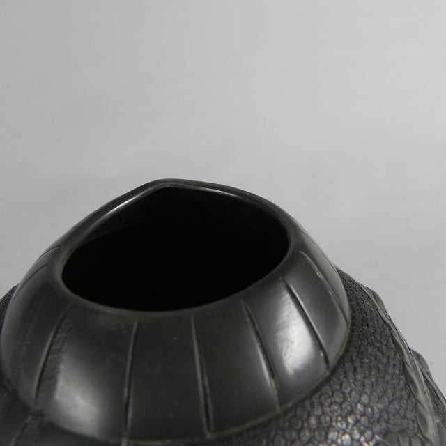 Gray 20th Century Art Nouveau Tin Vase by Petizon, 1890s For Sale - Image 8 of 16
