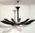 Murano Glass Nero Infinito Ceiling Light by Seguso For Sale - Image 6 of 12