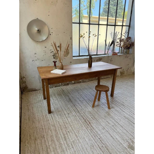 Cherry Farmhouse Table, 1950s For Sale - Image 16 of 18