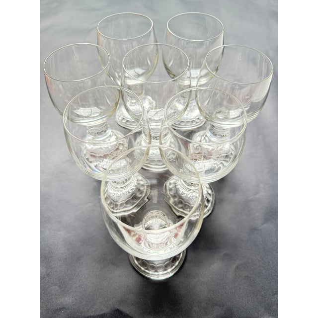 Mid 20th Century Mid 20th Century Rosenthal Crystal Bacchus Wine Glasses - Set of 8 For Sale - Image 5 of 6
