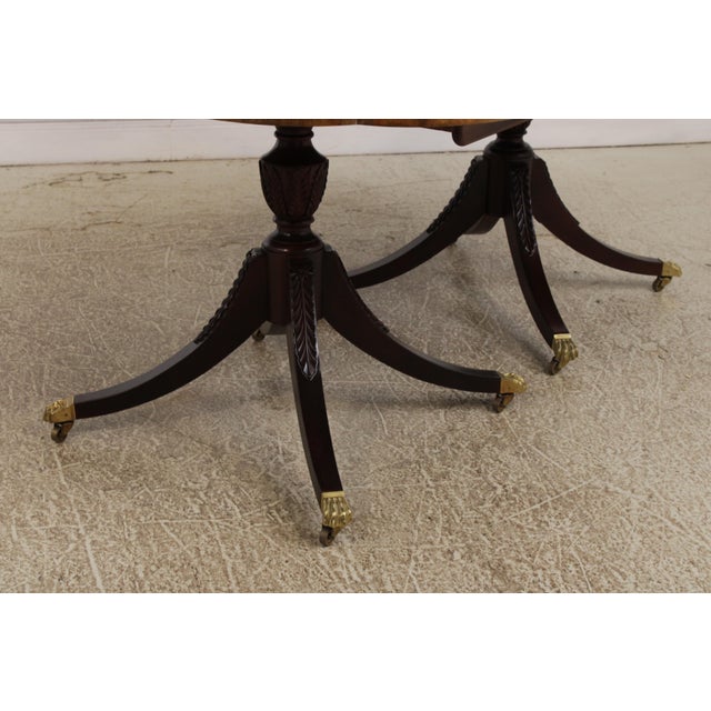 Baker Historic Charleston Mahogany Dining Room Table For Sale - Image 9 of 18