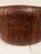 Vintage Peruvian Hand-Tooled Leather Ottoman For Sale - Image 14 of 17