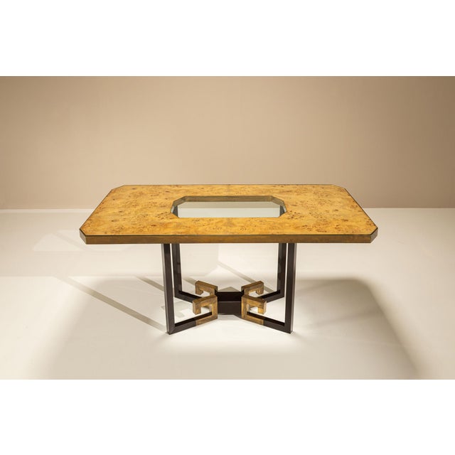 Metalarte Dining Table by Sandro Petti for Angelo Metallarte, Italy, 1970s For Sale - Image 4 of 14