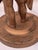 Antique Giltmetal Statue of a Little Girl Wearing a Heart Pendant Necklace For Sale In San Antonio - Image 6 of 15