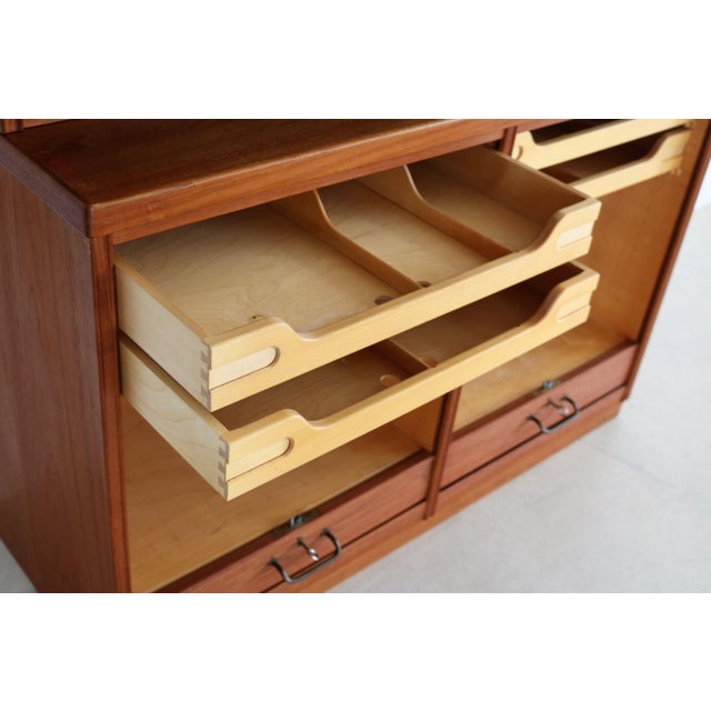 Drum Filing Cabinet, 1960s For Sale - Image 9 of 12