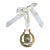 Vintage English Horse Brass Ornament For Sale