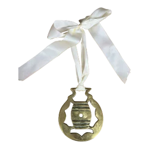 Vintage English Horse Brass Ornament
