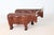 Mid-Century Folk Art Hand-Carved Wooden Bull Sculptures For Sale - Image 10 of 16