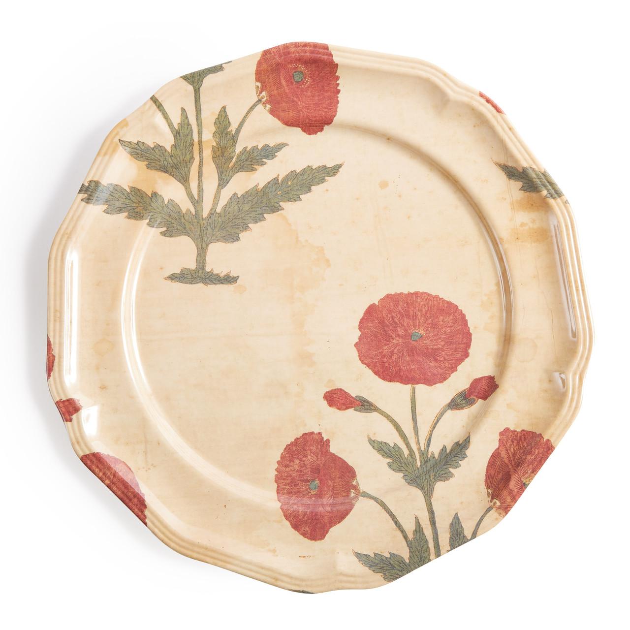 Poppy Red Side Plates, Set of 4 - Thumbnail 2