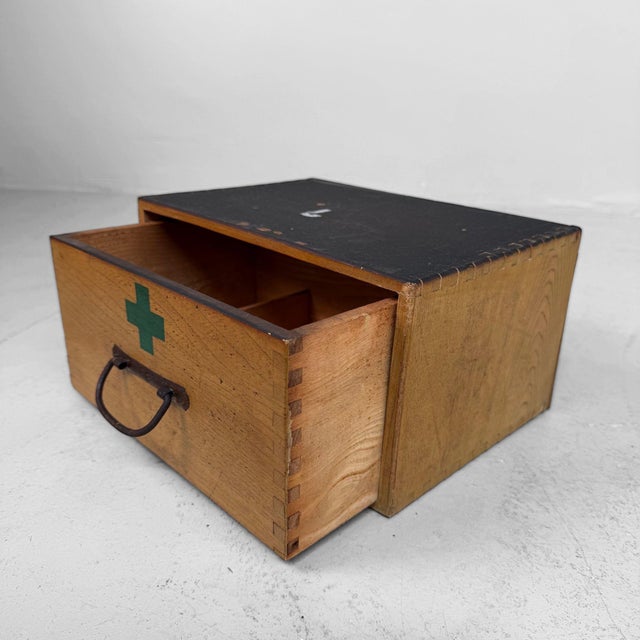 Japanese Kusuri-Bako Apothecary Box with Drawer, 1970s For Sale - Image 10 of 10